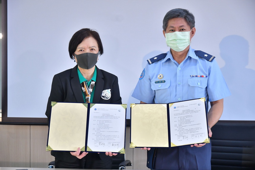 空軍航校與無毒協會簽署合作備忘錄 共創無毒校園