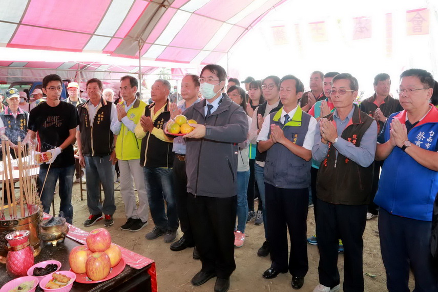 台南後壁上茄苳中排一謝土 市長鄉親慶賀