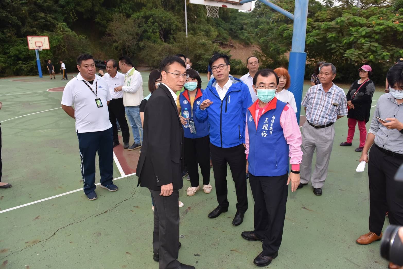 視察大寮運動公園 陳其邁：打造最好環境 符合在地需求