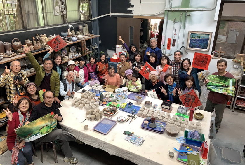 南投縣文化局在玉山展覽室舉辦「怡廬雅集聯展」