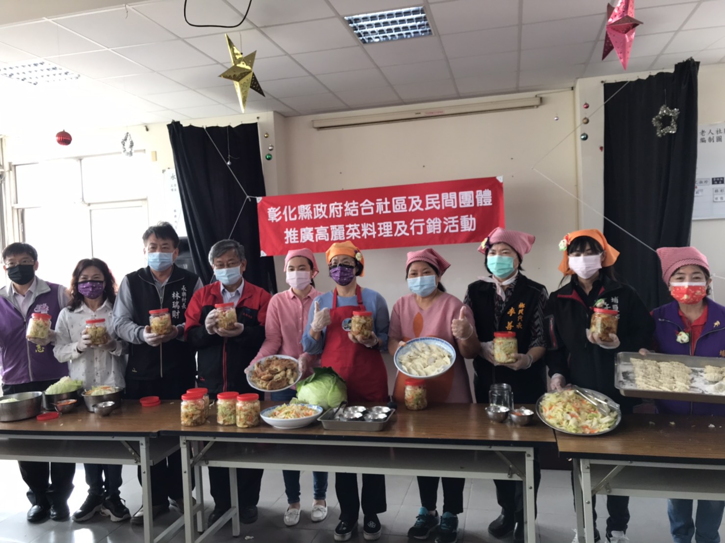 促銷彰化高麗菜 縣是王惠美秀手藝 鼓勵民眾多採購