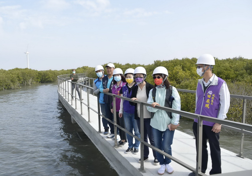 彰化芳苑濕地紅樹林環境改善 縣長王惠美：暑假前開放