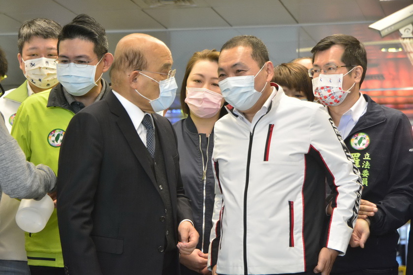 視察新北市 蘇貞昌表示：不因政治排斥陸疫苗