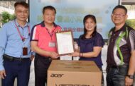 中油公司煉製事業部捐助六十台再生電腦給三所小學
