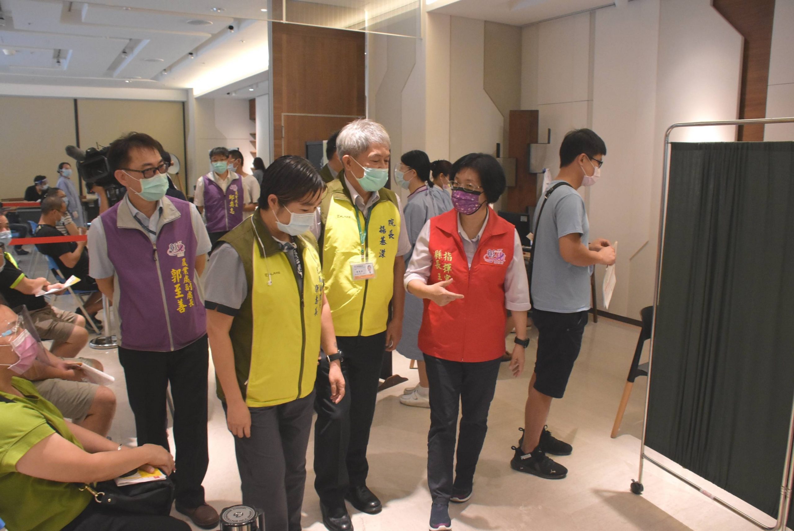 彰化秀傳醫院協助接種疫苗 縣長王惠美感謝