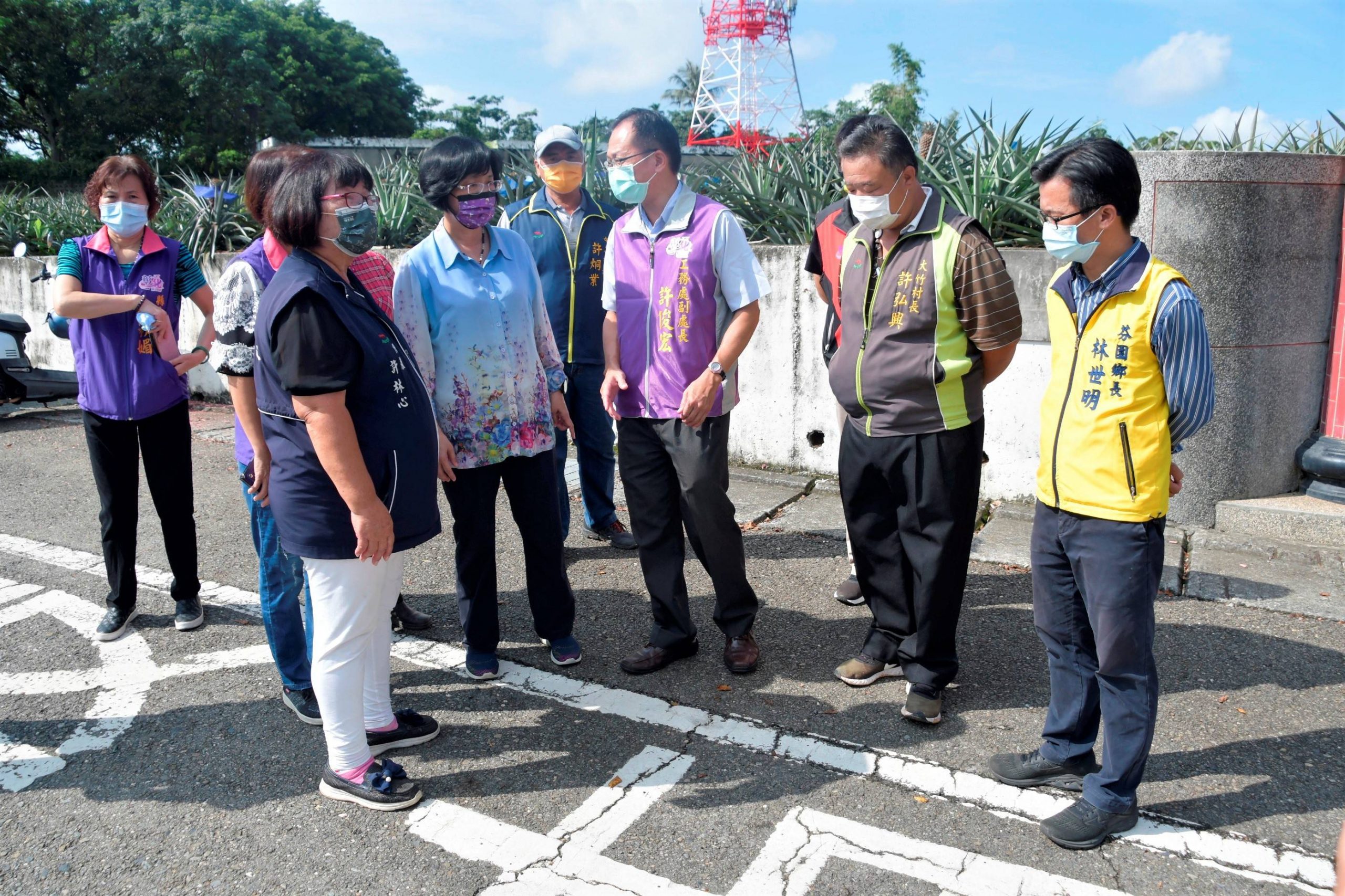 彰化芬園大彰路龜裂凹陷 縣長王惠美允改善