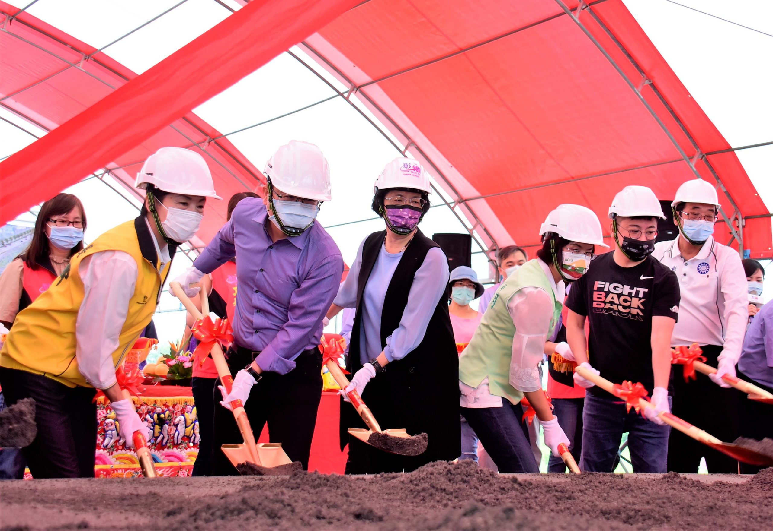 東彰道路拓寬工程 彰化縣長王惠美動土