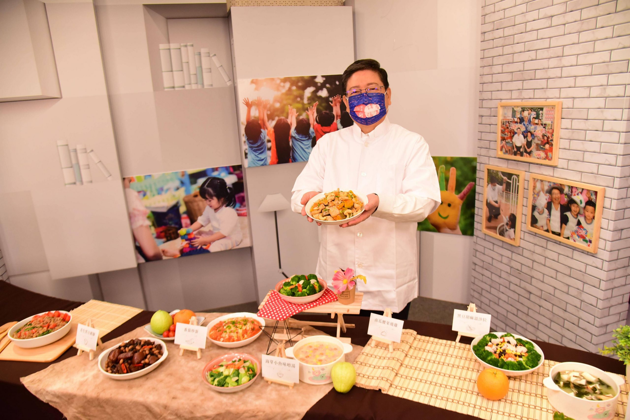 新竹縣營養午餐推動有機蔬菜 加入堅果 全穀類 深海魚