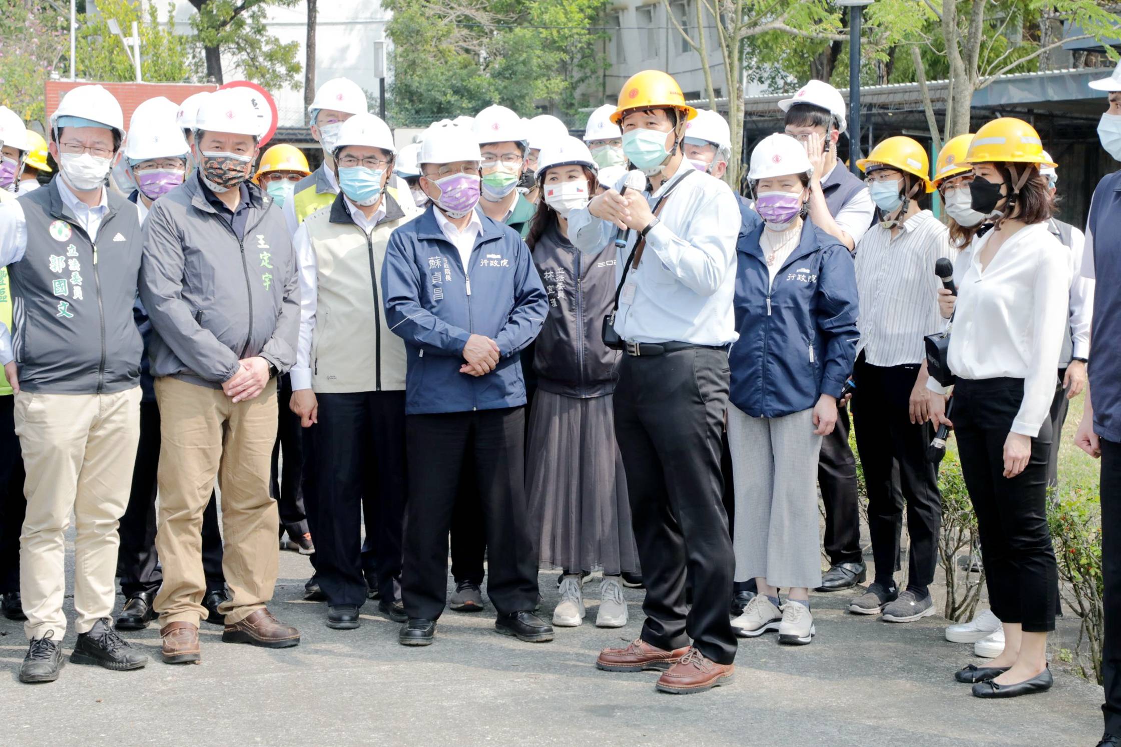 三月三日大停電 行政院長蘇貞昌視察龍崎變電所 強調絕不護短