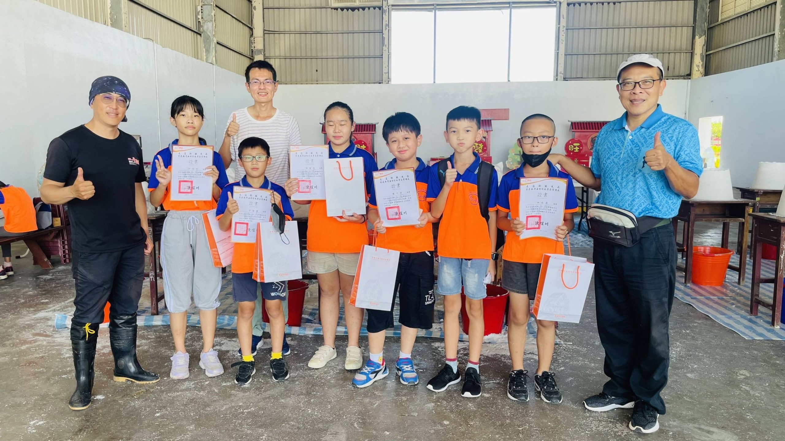 雲嘉南推動白色藝術之旅 一見雙雕蘊育小小鹽雕師