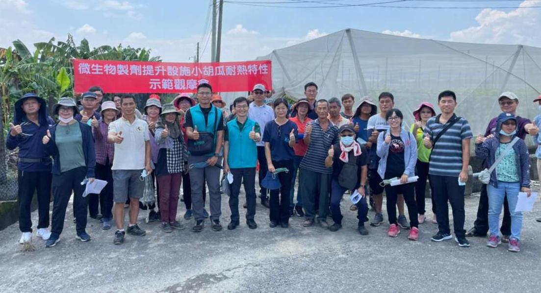 高雄農改場應用微生物製劑 協助農作物渡過酷暑