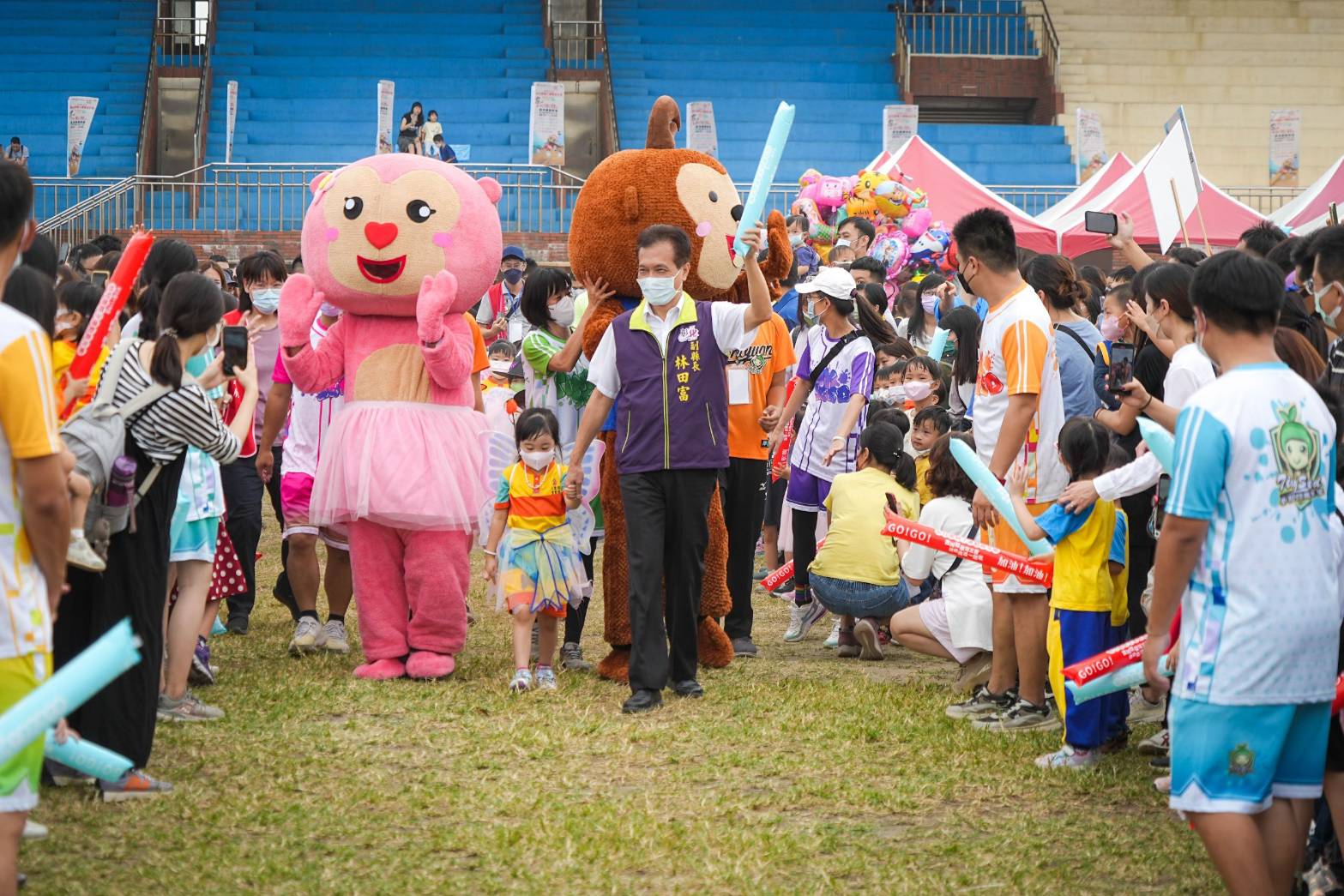彰化縣幼兒園親子運動嘉年華 古城風華躍3百幼幼樂