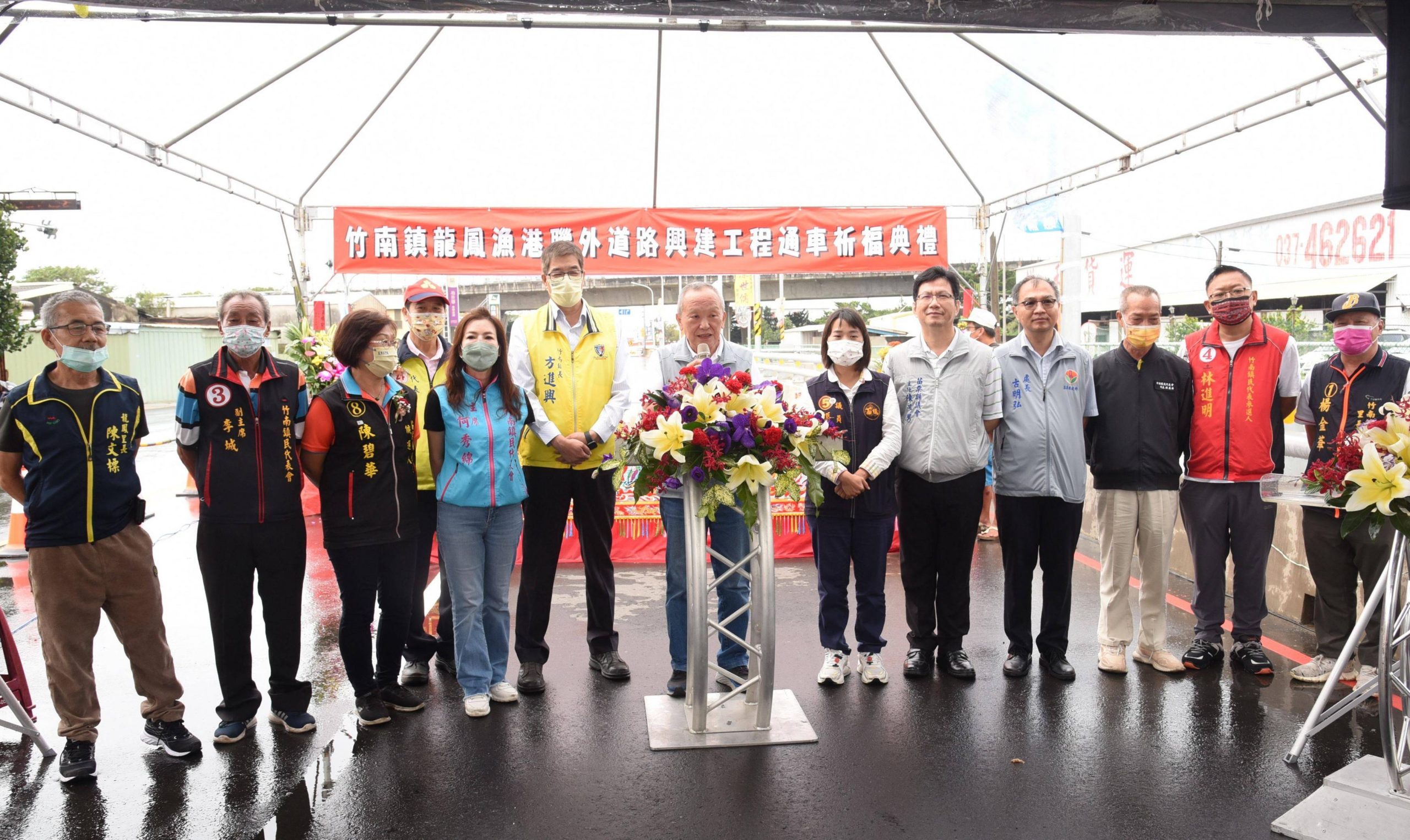苗栗龍鳳漁港聯外道路通車 紓解交通壅塞活絡海線觀光
