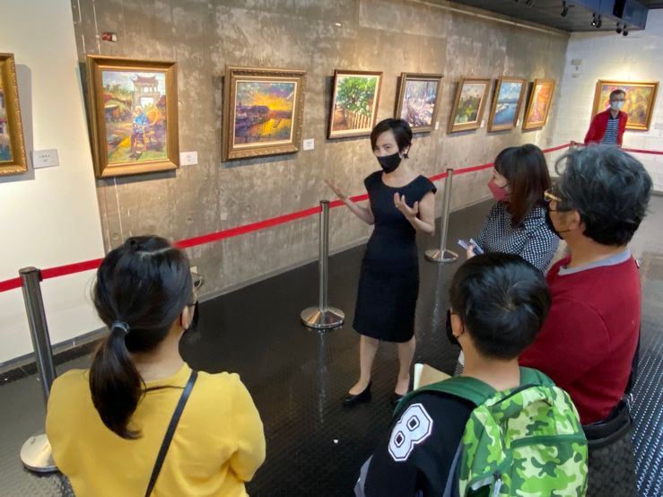 高雄美濃客文館宋春慧油畫作品展 展至三月十九日止