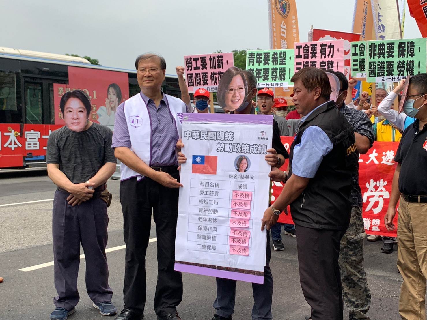 勞團痛批政策不及格 4000勞工五一勞動節上凱道算總帳