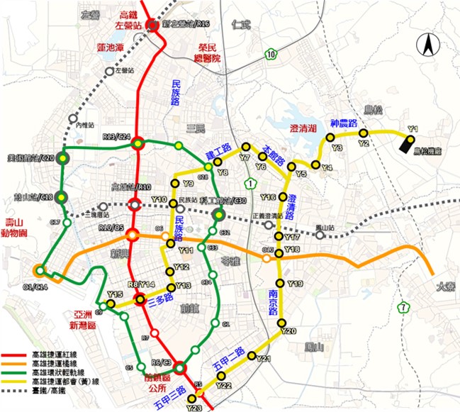 高捷黃線Y1站及Y5站都計變更 內政部都委會審議通過