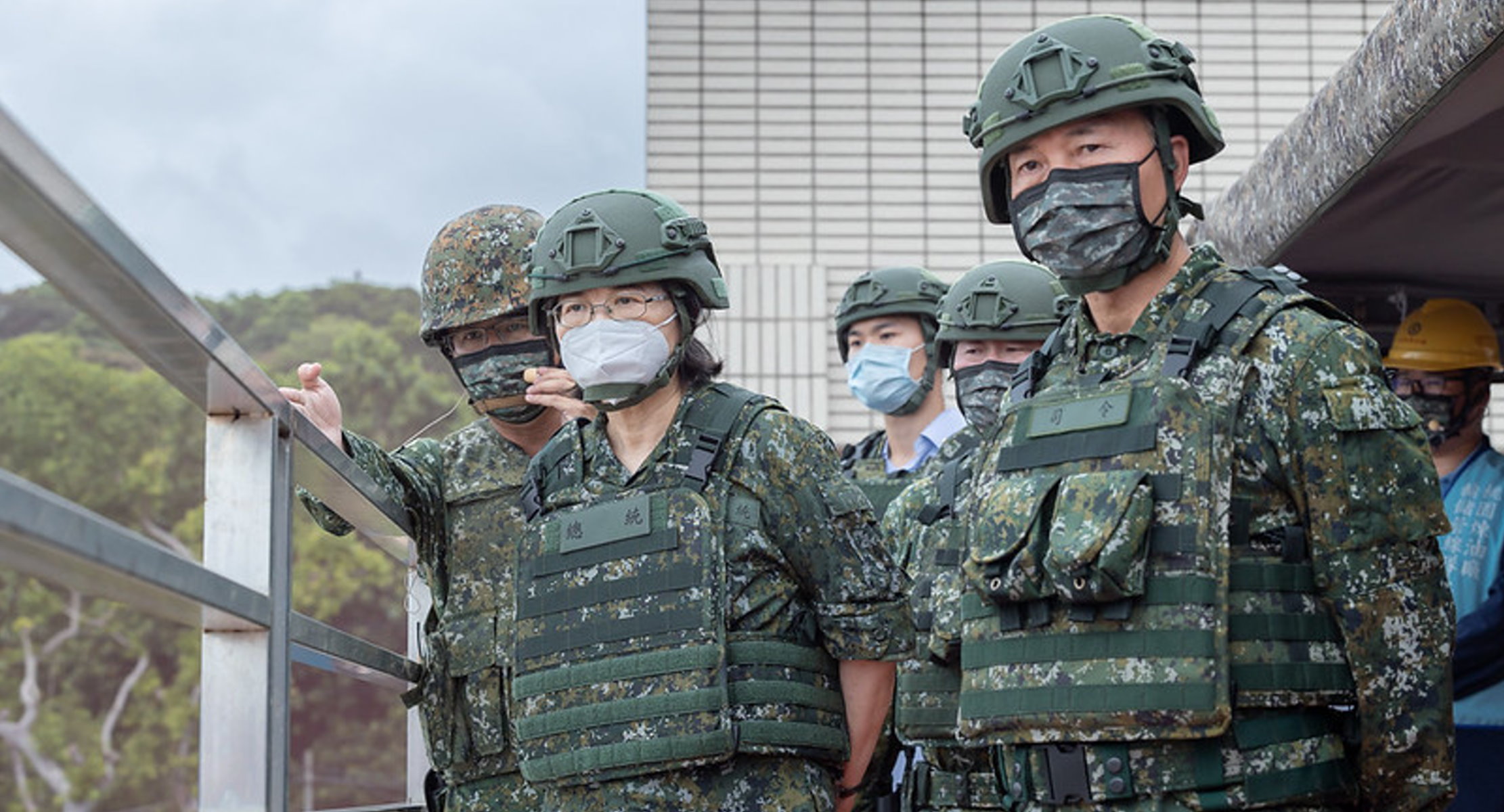 抱病視導漢光演習 蔡總統：提升台灣耐災韌性