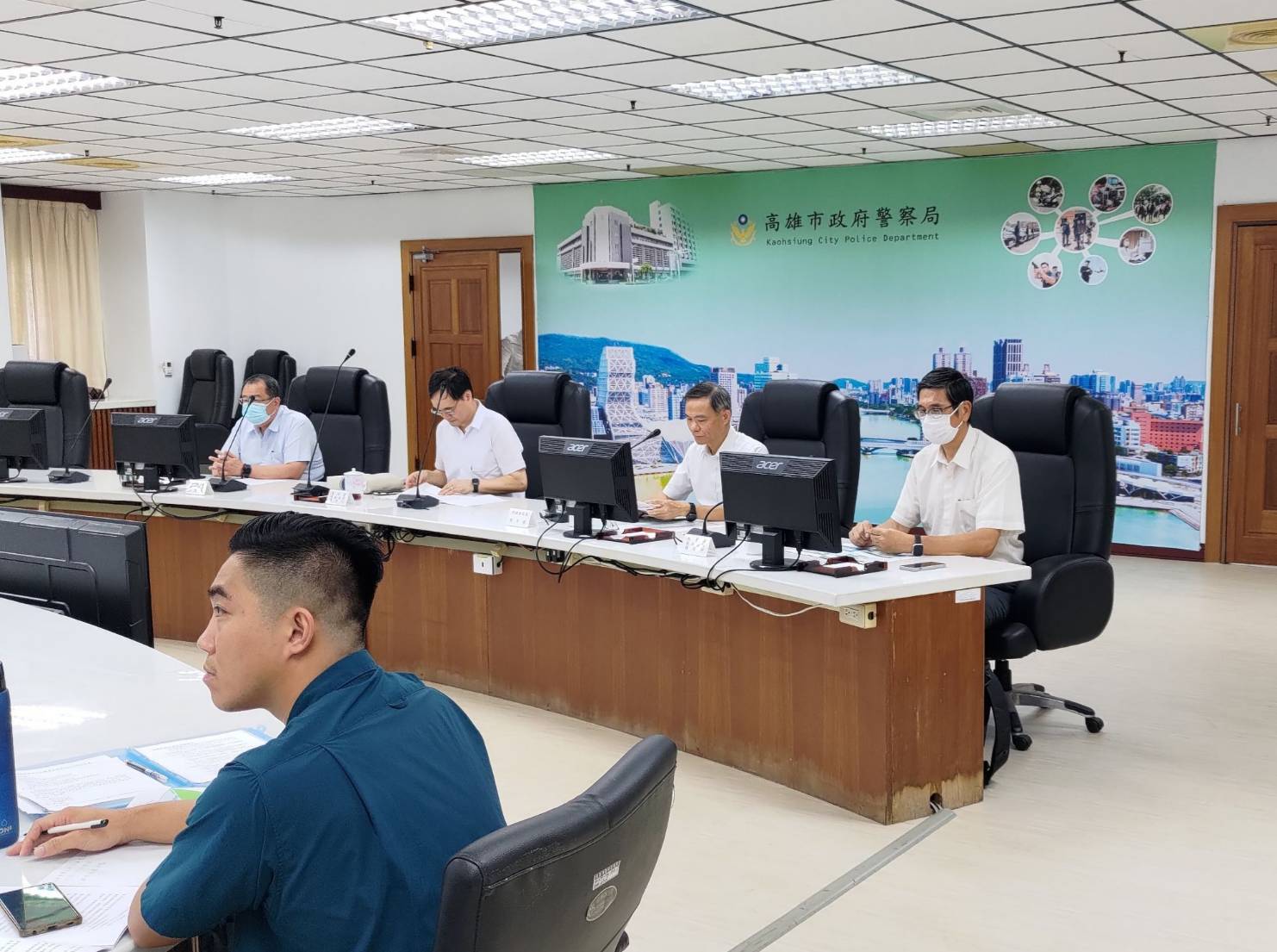 警政委員視導高雄市警局 推動社區警政再出發及清源專案工作