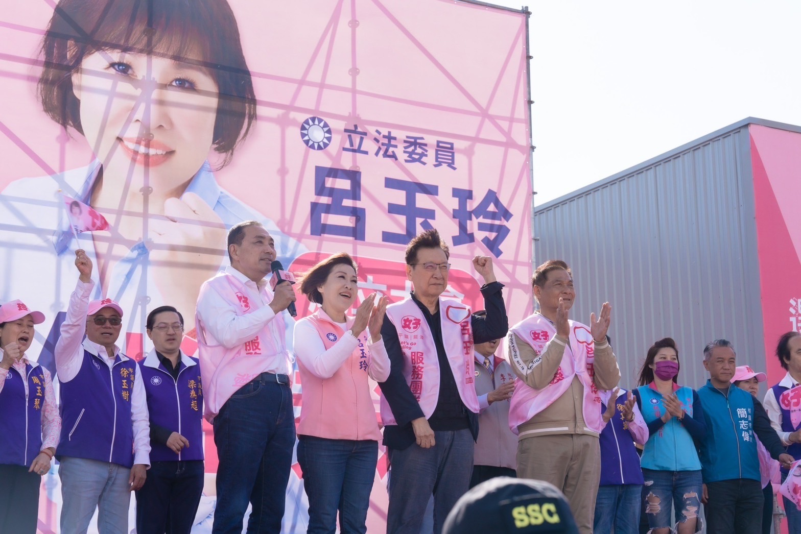 侯康配首次合體為候選人助講 桃園呂玉玲、魯明哲競總成立