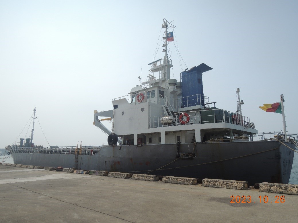 行政執行署高雄分署將拍賣貨輪「飛燕號」歡迎民眾登船觀覽