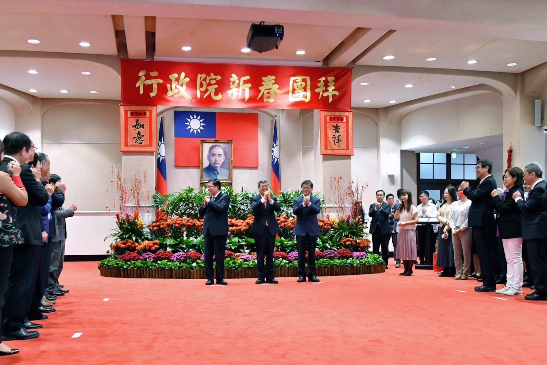 新春團拜 陳建仁期勉朝野團結國家穩健向前