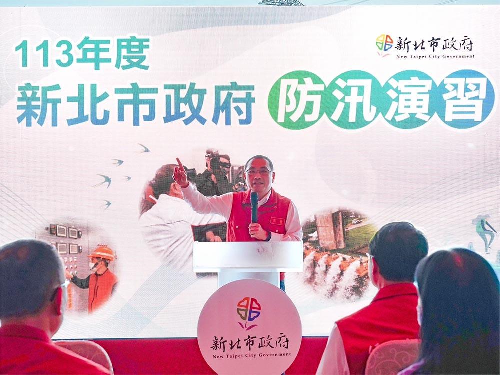 防汛平台結合AI 侯友宜肯定市府團隊結合智慧科技