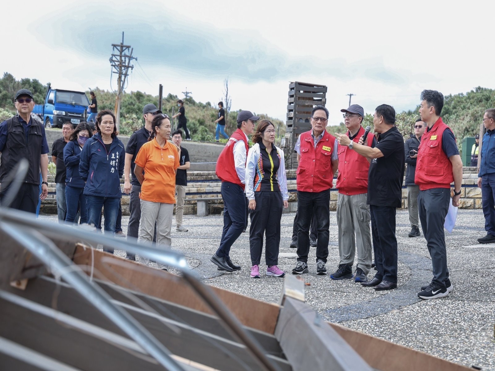 卓榮泰赴綠島勘災：復原重建掌握效率提升安全韌性