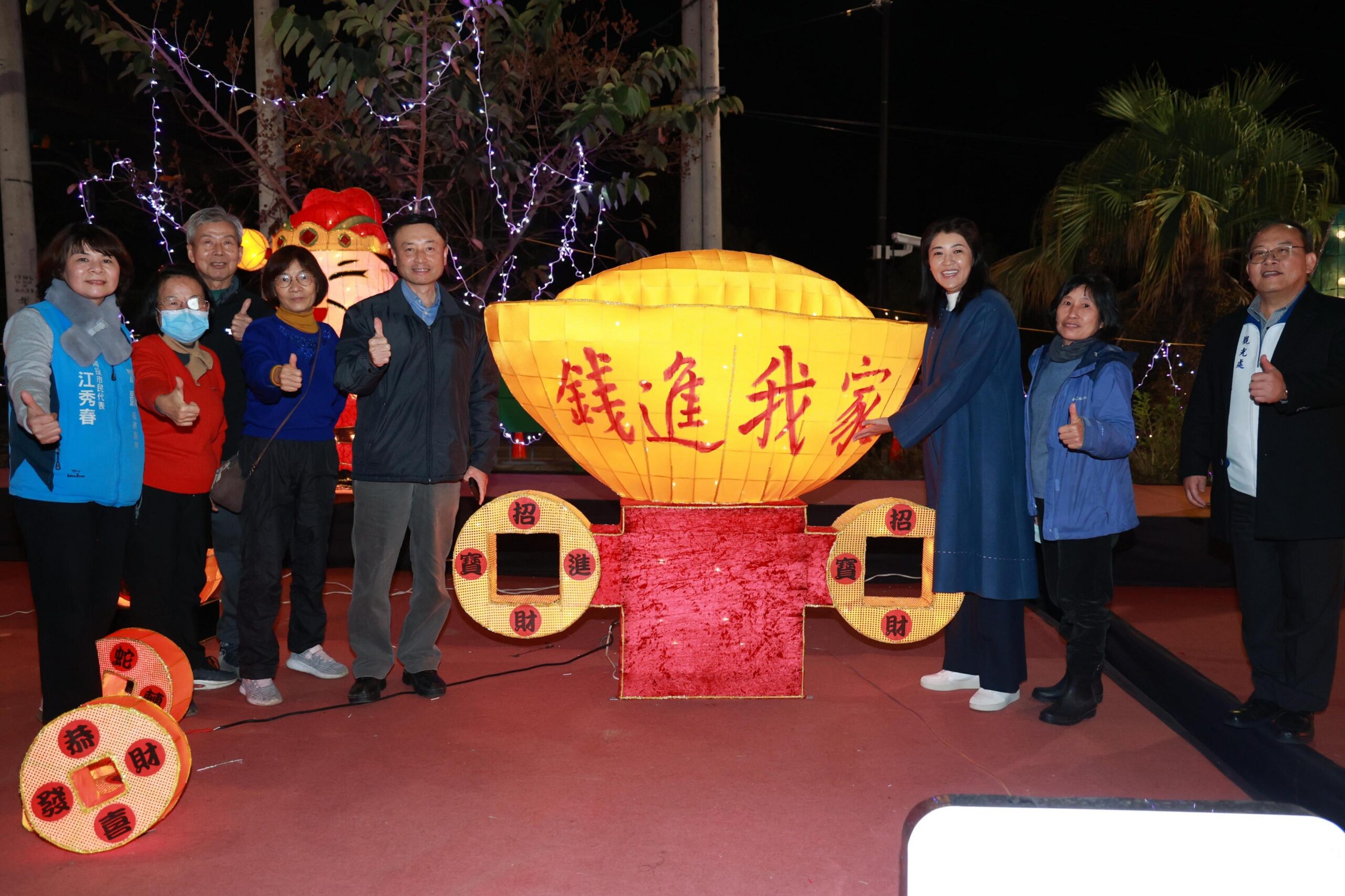 南投燈會試點燈 主燈「拾來富貴」搶先曝光