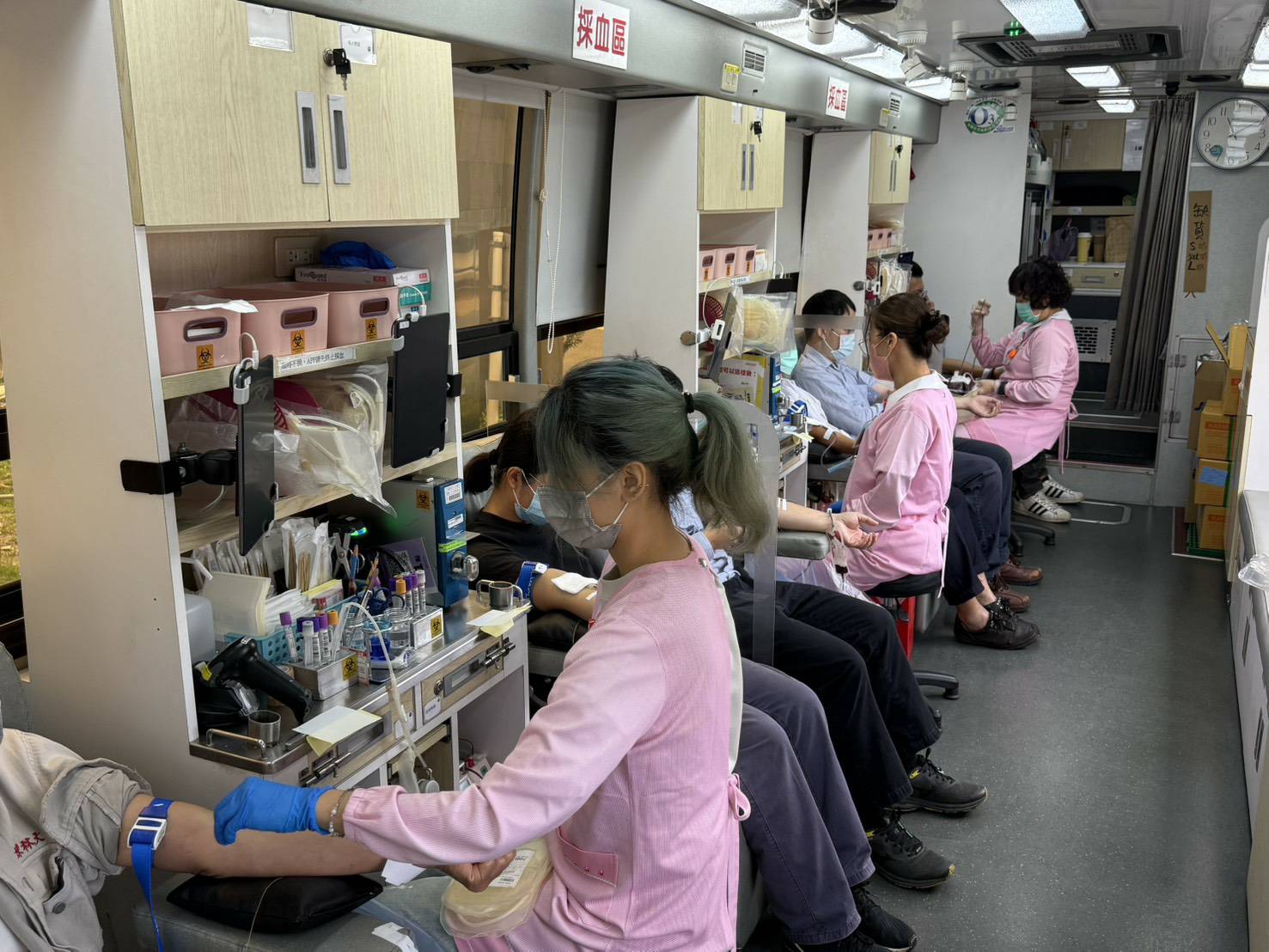 中油公司大林煉油廠 挽袖捐血 油伴您我