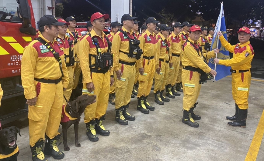 高雄市府全力馳援花蓮災區　 特搜隊傍晚即刻出發