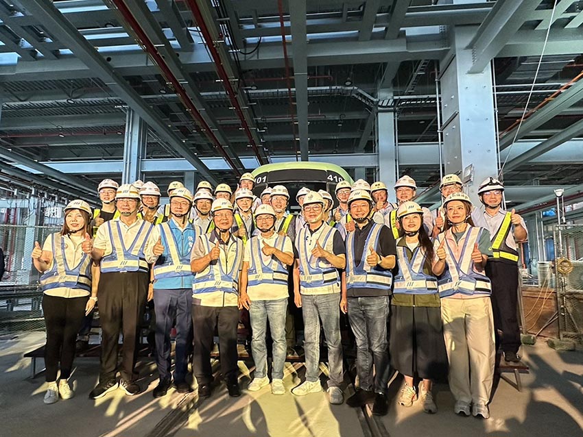 全功能五級金城機廠曝光 捷運萬大中和線拚2027完工