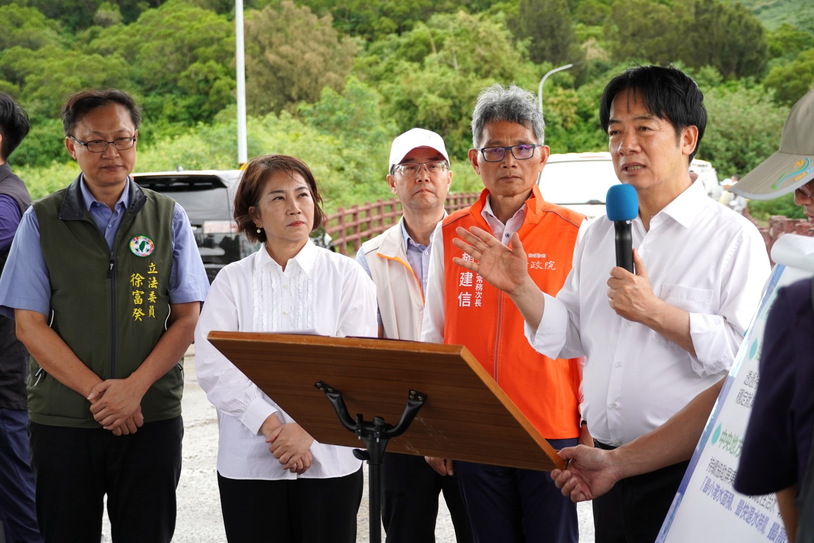 賴總統恆春視察治水工程 肯定屏東治水成效