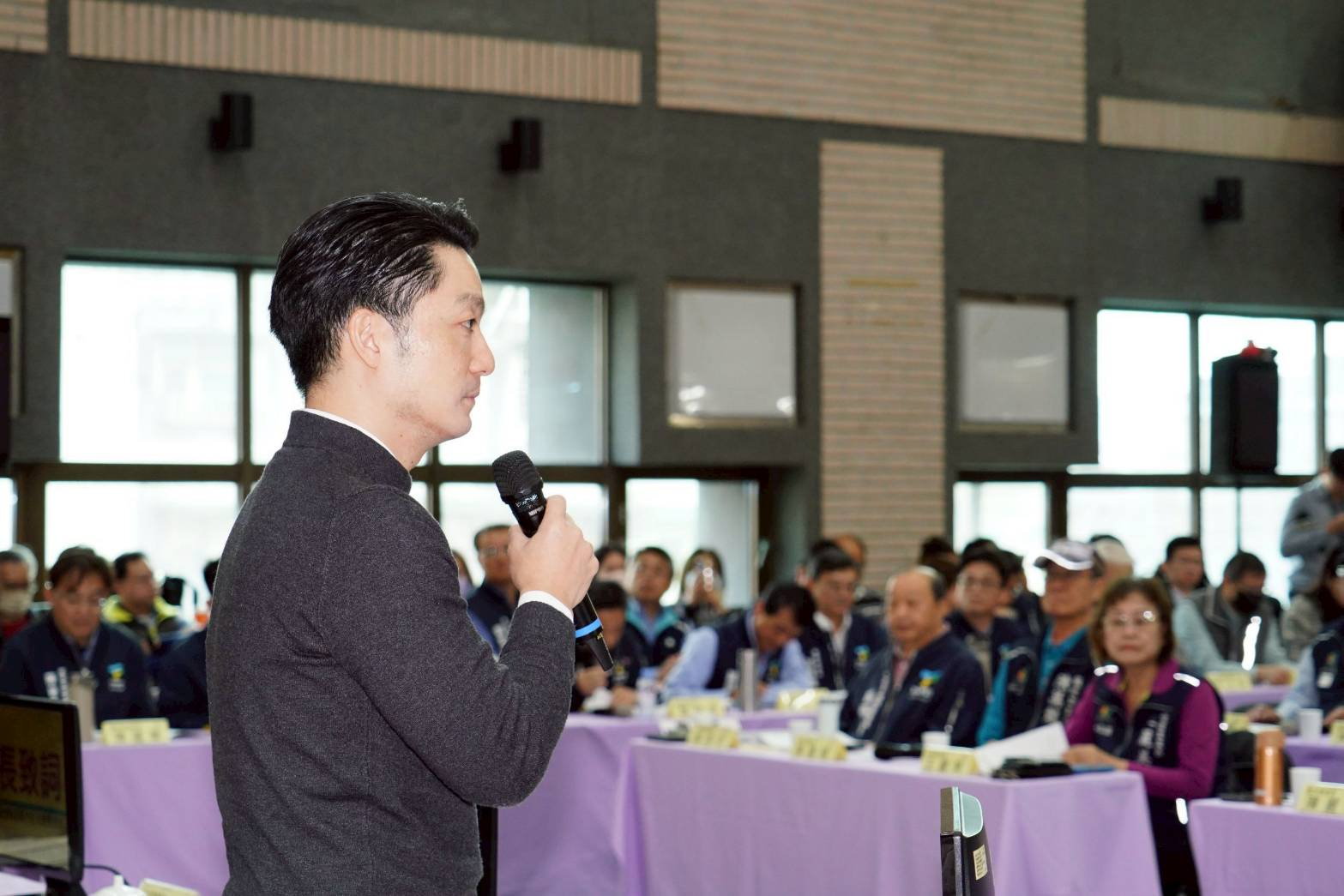 蔣萬安前往中正區里長座談 承諾福利加碼、建設加速