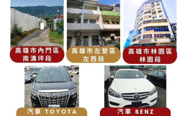 農曆年前最後一波搶便宜！高雄分署2月3日法拍會隆重登場