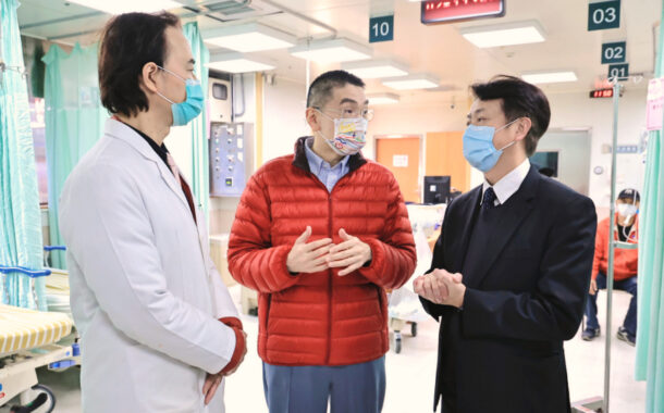 春節醫療守護不打烊 謝國樑親向第一線醫護致謝