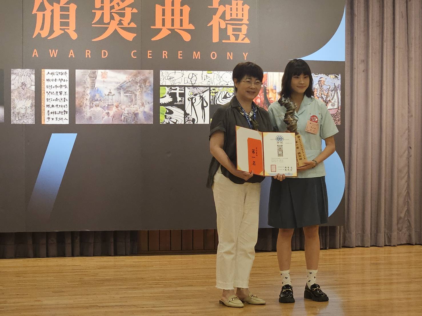 中部美展高中生奪墨彩首獎成亮點 290件作品展現跨世代藝術能量