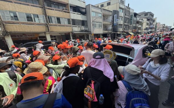 白沙屯媽祖進香疏運破12萬人 較去年增加4成