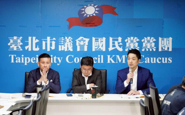 蔣萬安拜會議會藍黨團 爭取支持各項市政推動