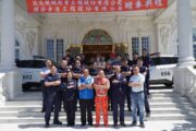 啟德機械及國隆營造 捐贈竹北分局2部警用巡邏汽車