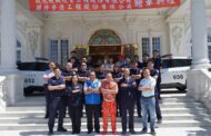 啟德機械及國隆營造 捐贈竹北分局2部警用巡邏汽車