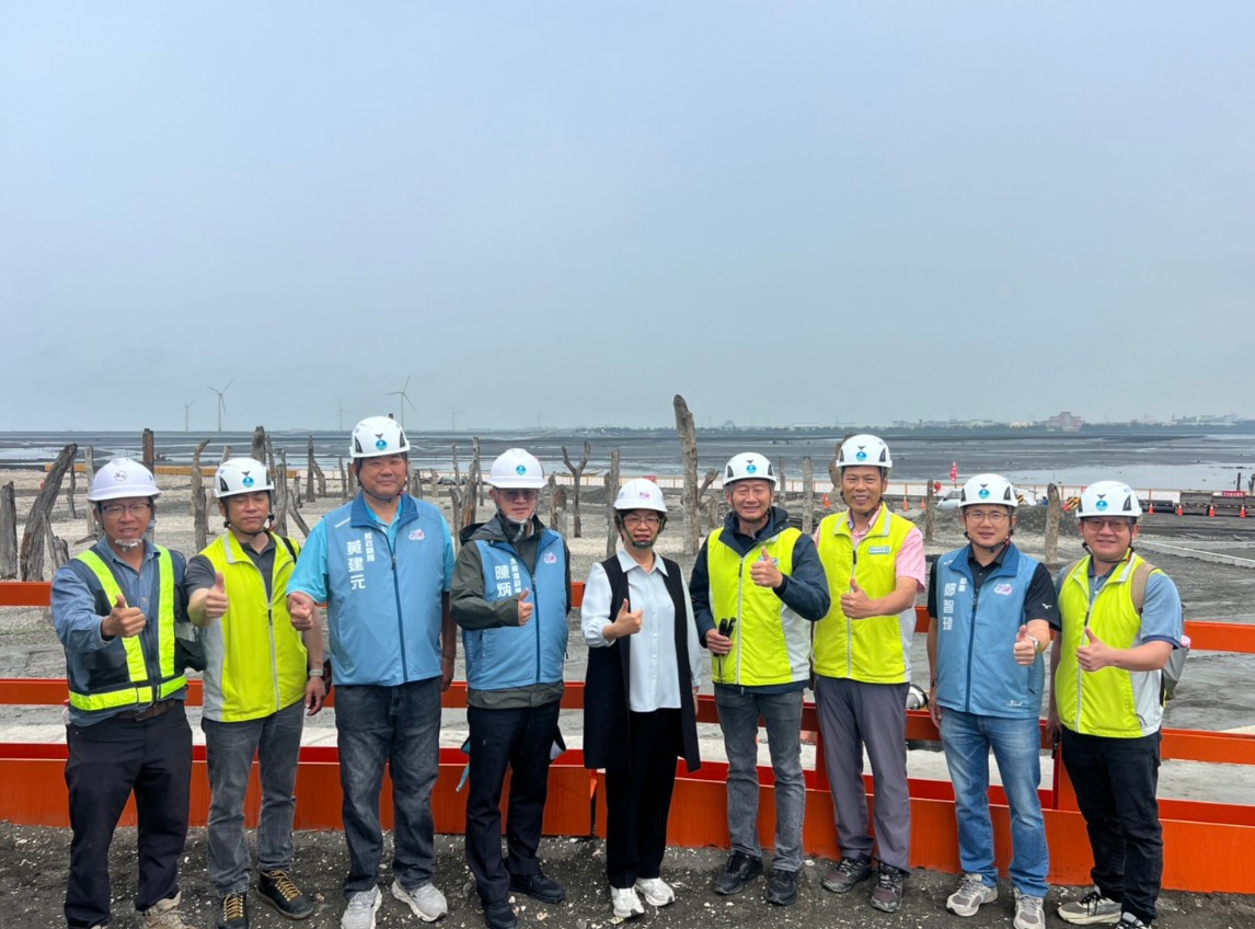 王惠美視察福寶海堤海岸改善工程 共創永續海岸新地標