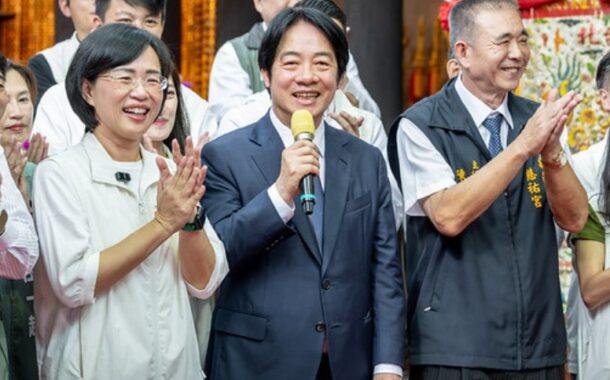 賴總統赴新莊慈祐宮參香祈福 強調堅定守護台灣
