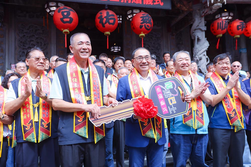 北台灣媽祖文化節新莊會香起駕 侯友宜祈求地方平安