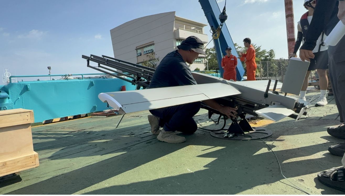 海委會推無人機群飛新系統 構築智慧海域安全防線