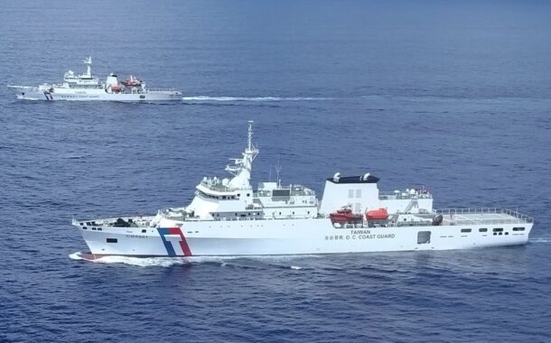 遠航訓練暨海巡外交任務 嘉義艦、澎湖艦抵達帛琉交流